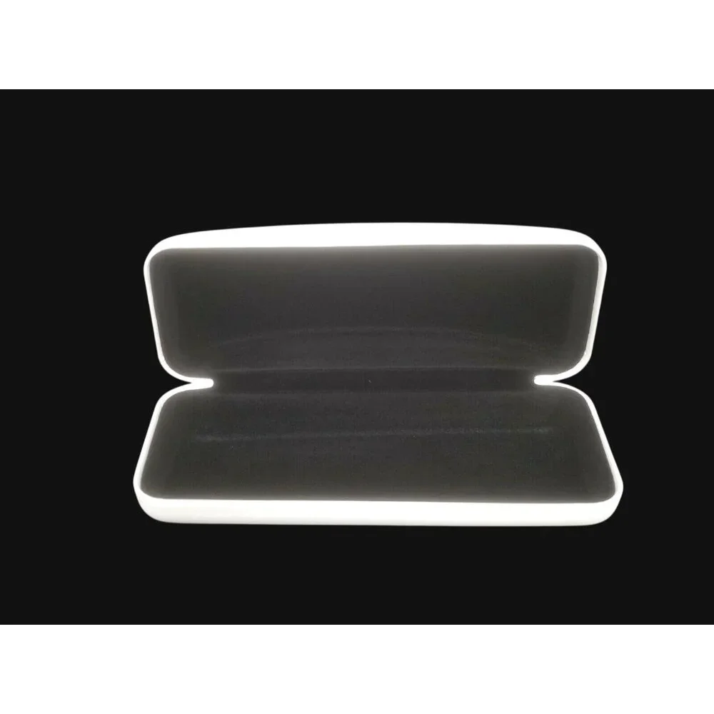 Nine West Eyeglass Sunglass Case Hard Clamshell Case White